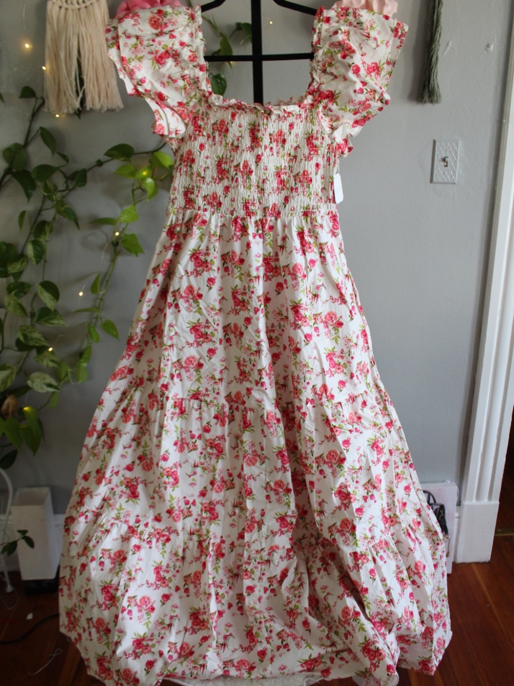 NWT Altar’d State Floral Smocked Maxi Dress XL | MSRP $99.95